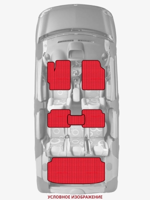 ЭВА коврики «Queen Lux» комплект для Hyundai Trajet